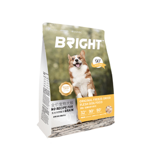 布兰德狗粮通用型泰迪德牧金毛柯基狗粮生骨肉冻干成犬粮1.5kg