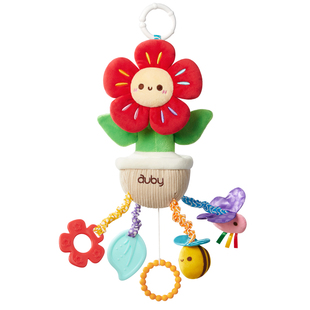 澳贝婴儿车玩具挂件花朵风车推车摇铃支架拉拉乐玩具床铃新生儿礼
