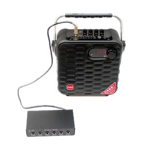 一拖六路无线话筒扩展器分配器音箱有线麦克风集线器多路延长线