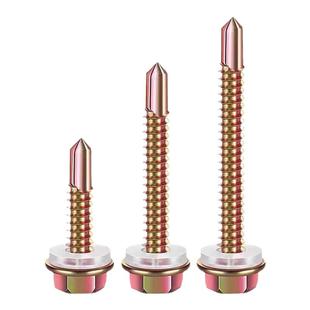 钻尾丝六角钻尾丝燕尾丝彩钢瓦螺丝自攻自钻螺丝瓦钉带垫螺钉尾钉