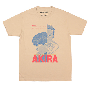 阿基拉Akira大友克洋光明战士动漫短袖铁雄金田纯棉日常休闲男T恤