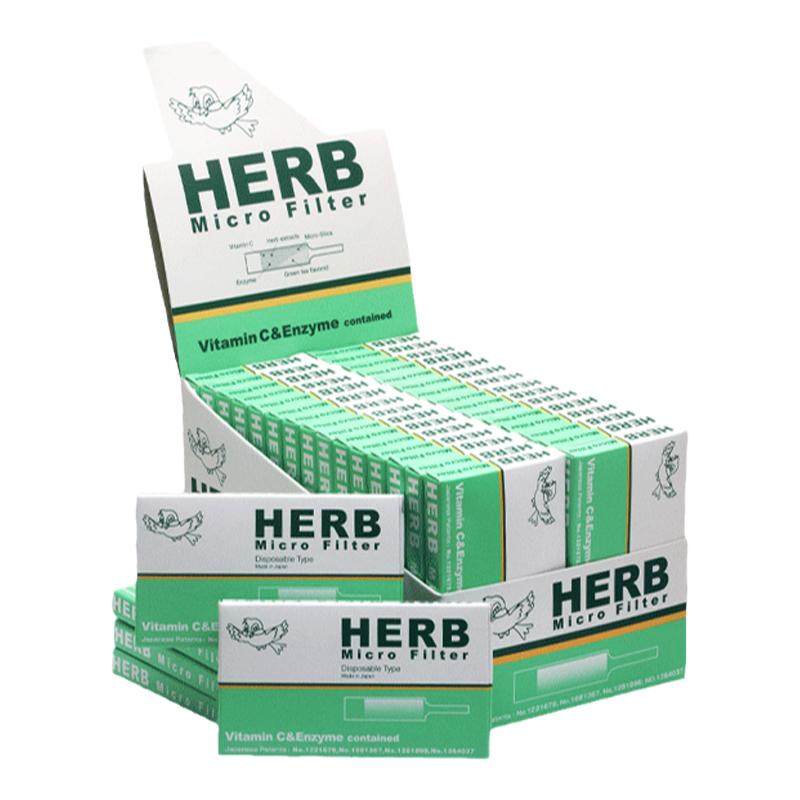 日本原装小鸟烟嘴 HERB绿鸟烟嘴 正品烟嘴一次性抛弃型烟具 300支