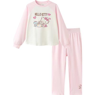 巴拉巴拉女童睡衣套装儿童家居服