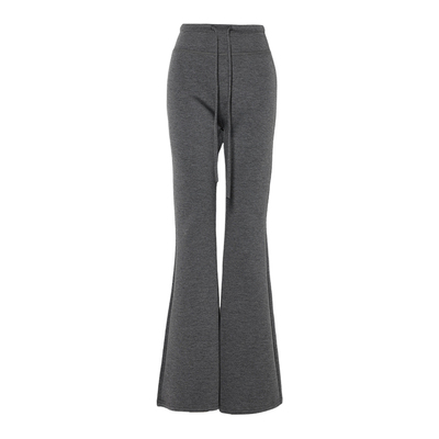 DPLAY灰色喇叭裤休闲运动裤