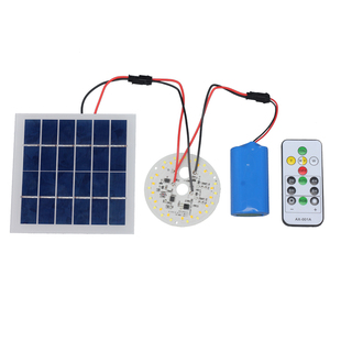 太阳能柱头灯配件大全户外柱子灯光源灯板3.7v锂电池光伏板电池板