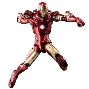 预定threezero漫威钢铁侠Mark3 马克3战损版DLX可动模型