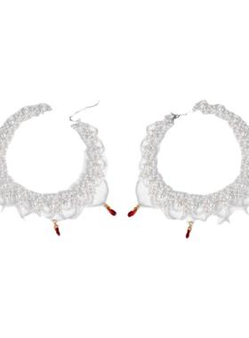 汉服唐风软璎珞坦领额饰古装日常