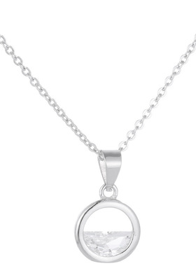 钛钢项链项链韩版简约一汪清泉锁骨链时尚百搭套链生日礼物女