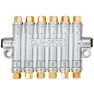 加工中心CNC注塑机车床容积式定量分配器油排二三四五六七八位/路