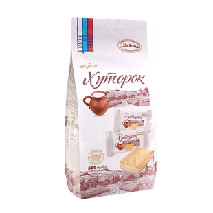 俄罗斯原装进口威化饼干阿孔特牌菲力莫小农庄冰淇淋巧克力奶酪