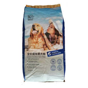 康佳乐成犬20kg狗粮 40斤全犬期金毛萨摩博美德牧通用型犬粮 包邮