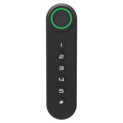 奇点F021智能指纹密码锁抽屉储物寄存箱柜办公家具金属拉手更衣柜