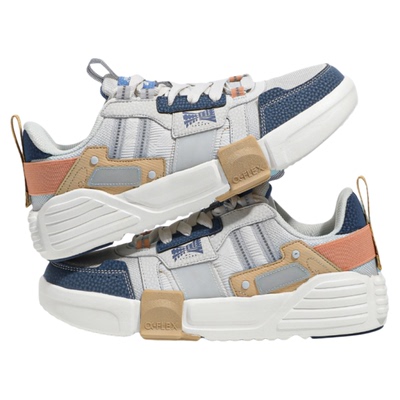 鸿星尔克男鞋秋冬复古潮流板鞋男款青少年皮面休闲运动鞋男滑板鞋