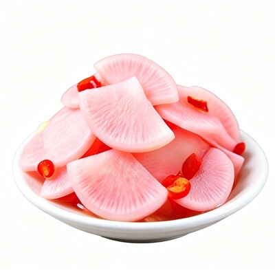 川渝特色樱花胭脂萝卜片酸甜爽口