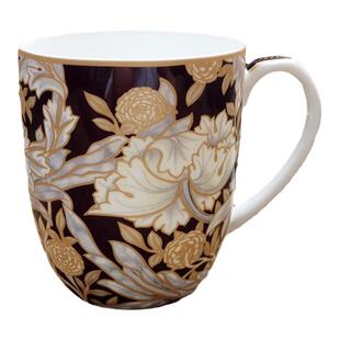 尾单骨瓷马克杯欧式宫廷油画水杯花朵小清新茶杯可微波早餐牛奶杯