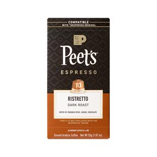 Peets皮爷法国原装进口胶囊咖啡nespresso精粹浓缩10号5.3g*10颗
