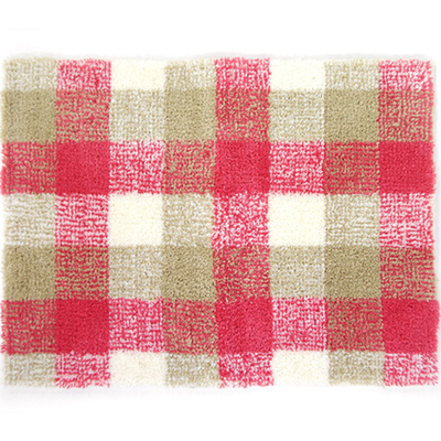 日本oka素色花型浴室地垫