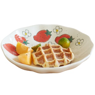 肆月日式小碟子蘸料陶瓷调味碟家用凉菜酱油醋碟蘸碟创意迷你精致