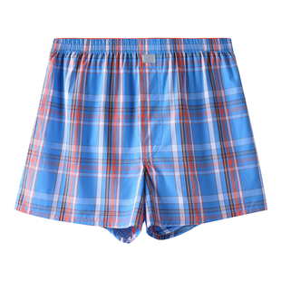 七匹狼男士内裤纯棉阿罗裤睡裤四角裤宽松哈罗裤男生短裤头底裤衩