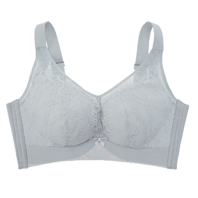 奴芝收副乳超薄无磁无钢圈文胸罩