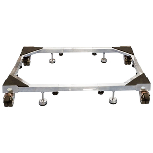 不锈钢双开门拖架冰箱架冰柜移动托架滚筒洗衣机底座洗碗机加高架