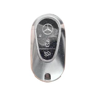 适用奔驰C级S级迈巴赫C260L钥匙套C200L包GLC300L男女透明钥匙壳