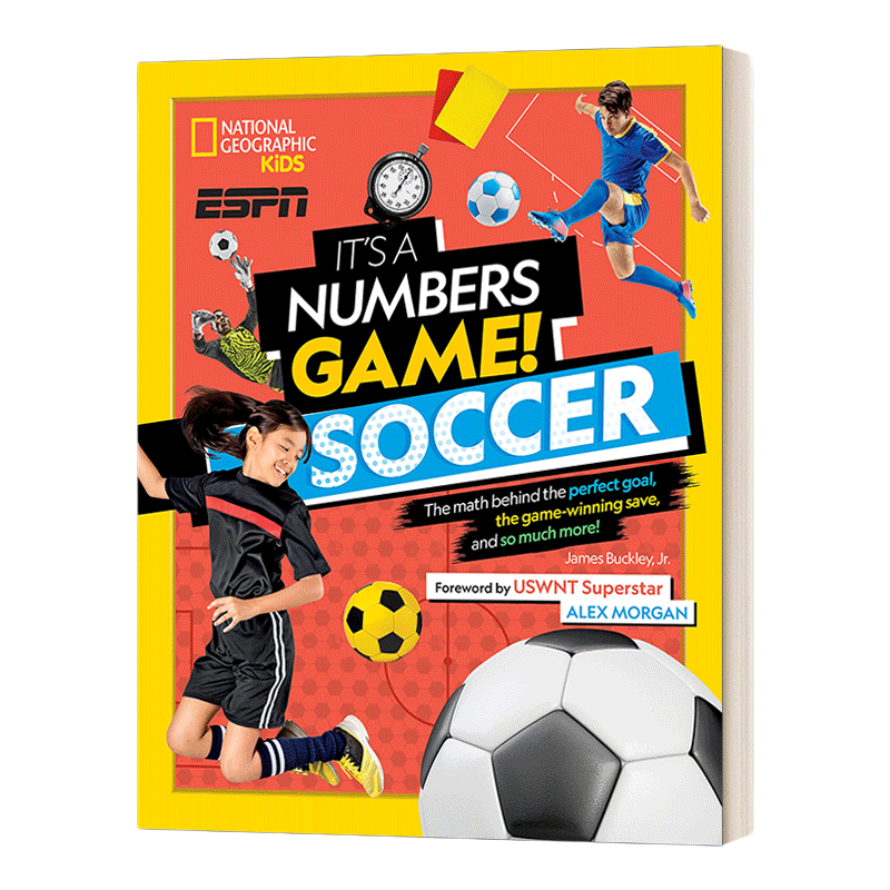 英文原版 精装 It's a Numbers Game Soccer 这是一个数字游戏 足球 完美进球背后的数学原理 赢得比赛的扑救等等 进口英语 书籍