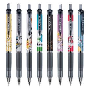 日本UNI三菱UMN-158DS/105顺滑中性笔宫崎骏限定款迪士尼/公主系列/无脸男/三眼怪米妮中性笔0.5mm签字黑色笔