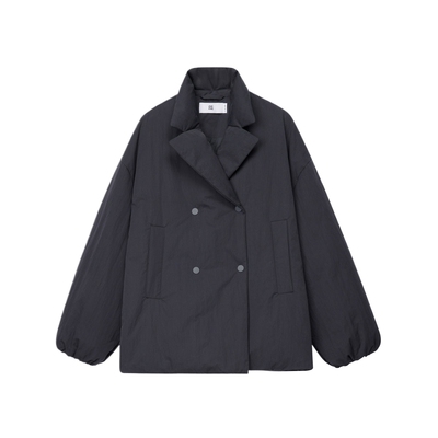 ZUCZUG进口棉尼龙翻领羽绒服