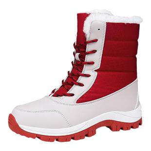 东北雪地靴女2025新款冬季加绒加厚保暖棉鞋防水防滑雪靴户外棉靴