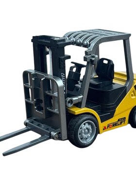 164迷你合金遥控挖掘机叉车玩具