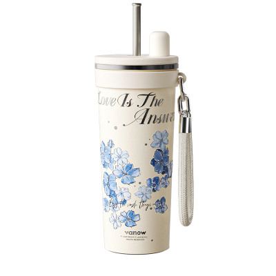 英国Vanow保温杯吸管女生大容量