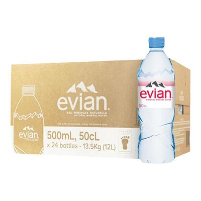 法国依云矿泉水evian瓶整箱进口