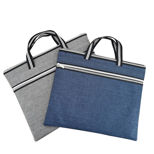 A4B4加厚文件袋手提包公文包印刷logo手提袋资料袋商务男女会议袋