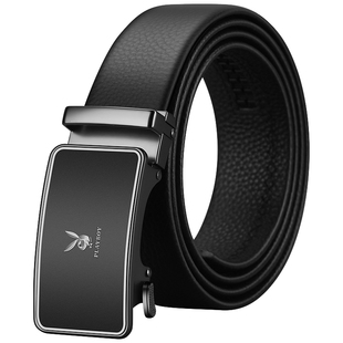 花花公子男士皮带男款真皮牛皮腰带配饰2025新款年轻人正品裤带潮