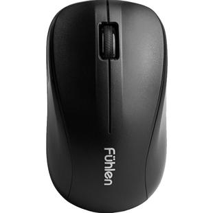 富勒无线鼠标2.4G轻便白色黑色便捷定滑轮商务办公鼠标低噪音