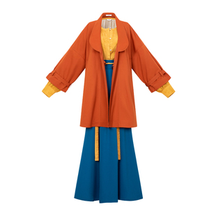 花朝记x戏外南柯梦|天香|唐制汉服元素披袄鸡心领衫交窬裙日常