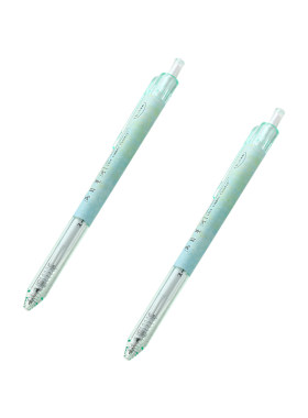 晨光优品中性笔简约红红黑色女生