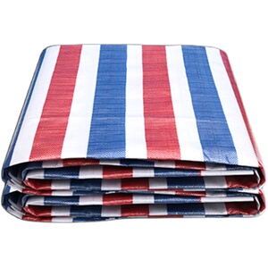 彩条布防雨布防水布防晒加厚帆布遮阳篷布塑料油布雨棚布遮雨加密