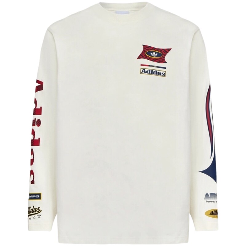 adidas阿迪达斯三叶草男子RAC LS TEE运动休闲长袖T恤LD6506