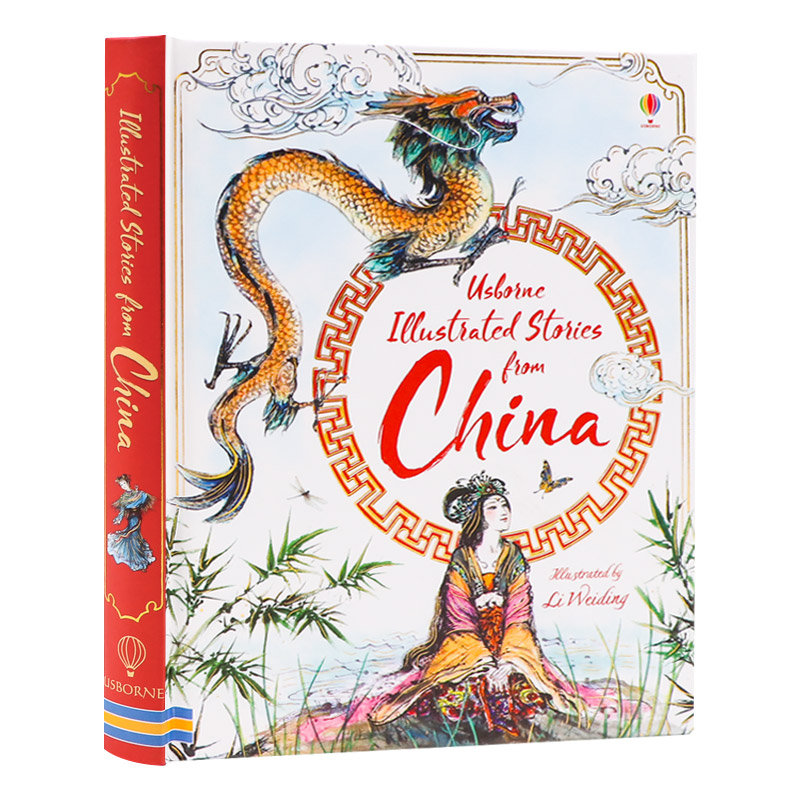 中国神话插图故事集 Usborne Illustrated Stories from China 英文原版绘本 尤斯伯恩 民间艺术 精装 青少年儿童课外读物故事书籍