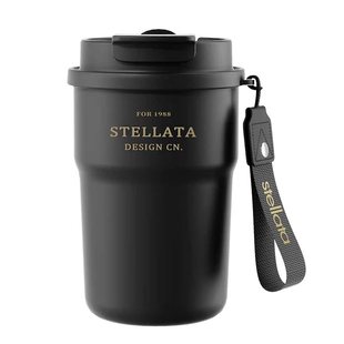 STELLATA保温杯咖啡杯女士外带高颜值便携双饮外出办公室上班水杯