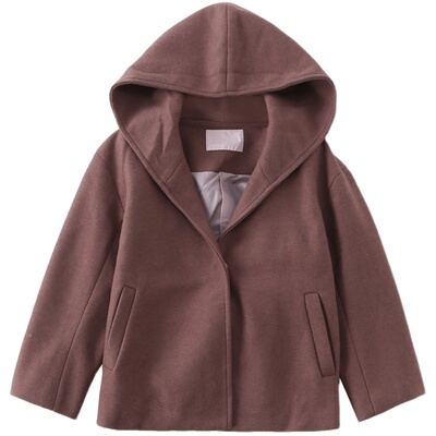 短款毛呢毛呢外套简约显气质