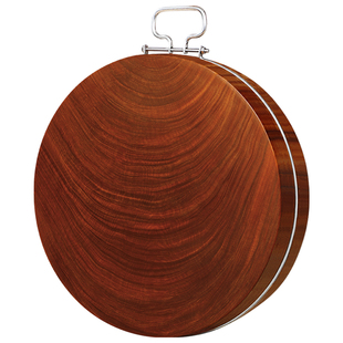 正宗铁木切菜板防霉抗菌家用砧板实木厨房专用案板粘板整木圆菜墩