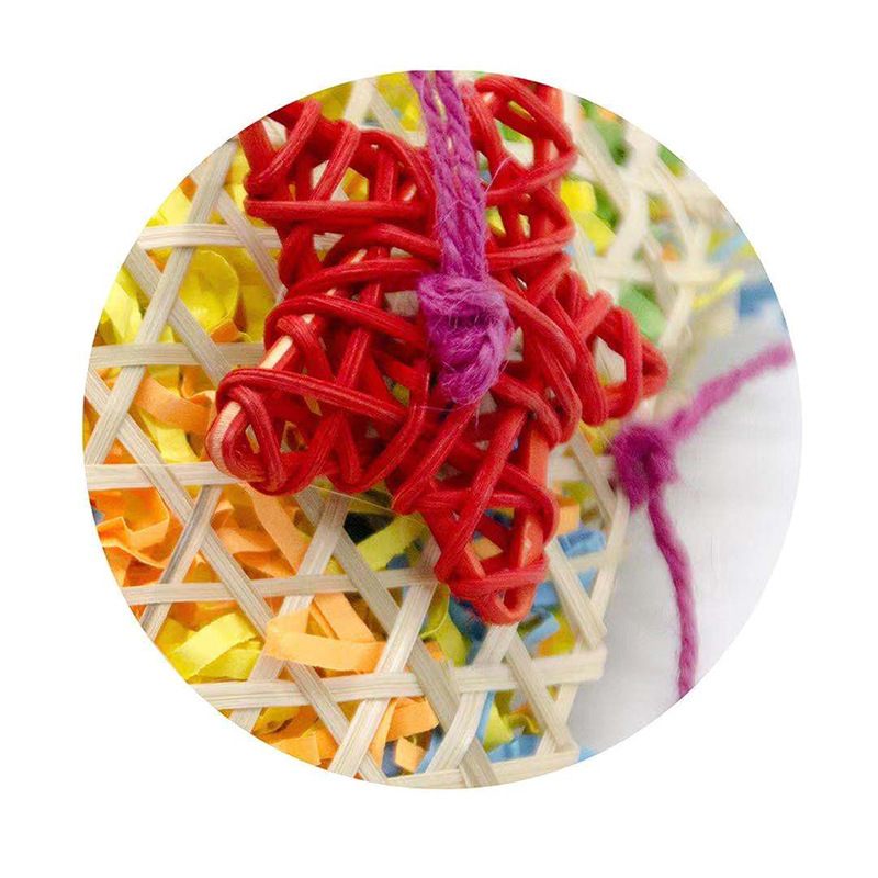 鹦鹉玩具鸟玩具拉丝草绳竹编鹦鹉纸质玩具玩具拉丝拉丝玩具