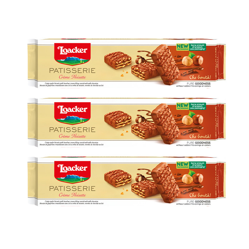 莱家loacker巧克力威化饼干
