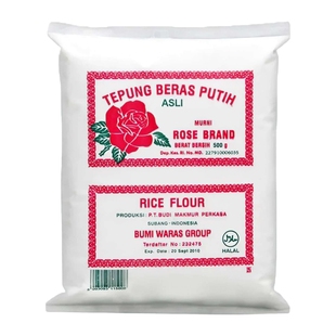 印尼ROSE BRAND玫瑰花TEPUNG BERAS PUTIH粘米粉rice flour 500g