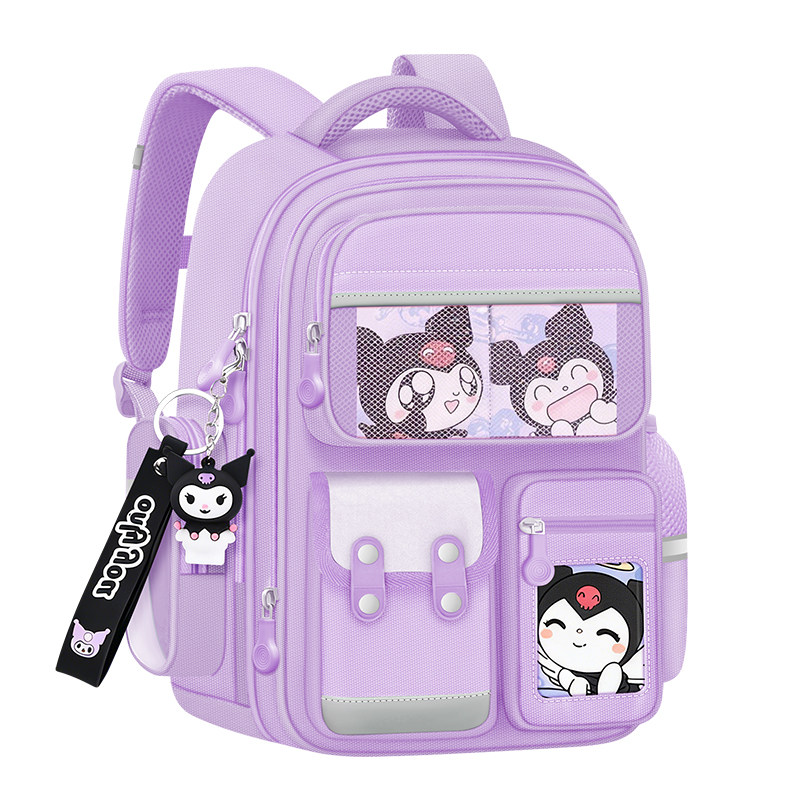 库洛米小学生女三层护脊减负书包