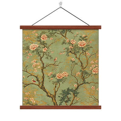 新中式花鸟图客厅挂画