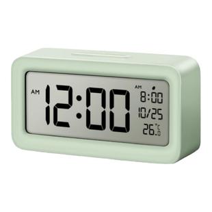 得力闹钟中小学生用背光电子钟宿舍床头桌面简约数显儿童电子时钟